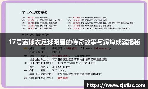 17号蓝球衣足球明星的传奇故事与辉煌成就揭秘